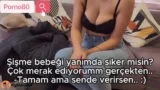 Uzun konulu Türk porno – Kargocu kızla şişme bebek fantezisi